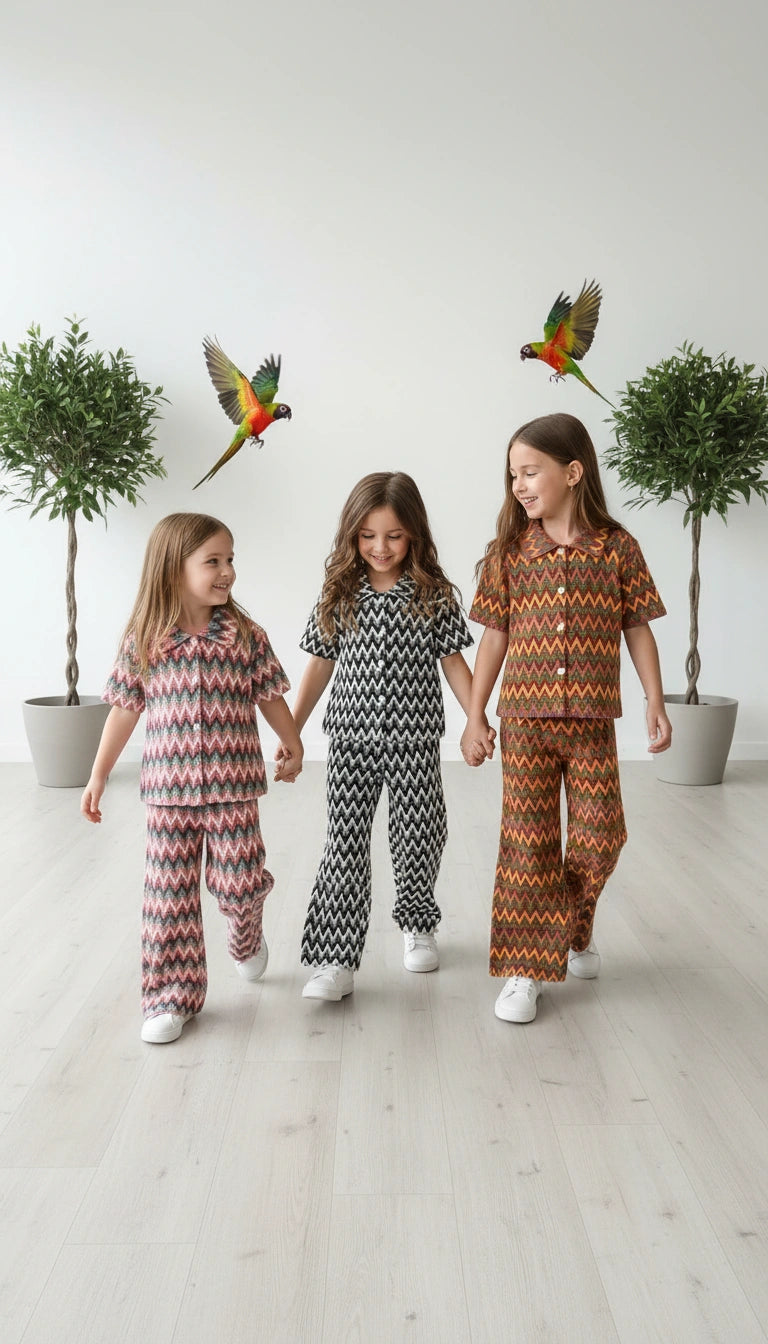 Crochet set horizontal
