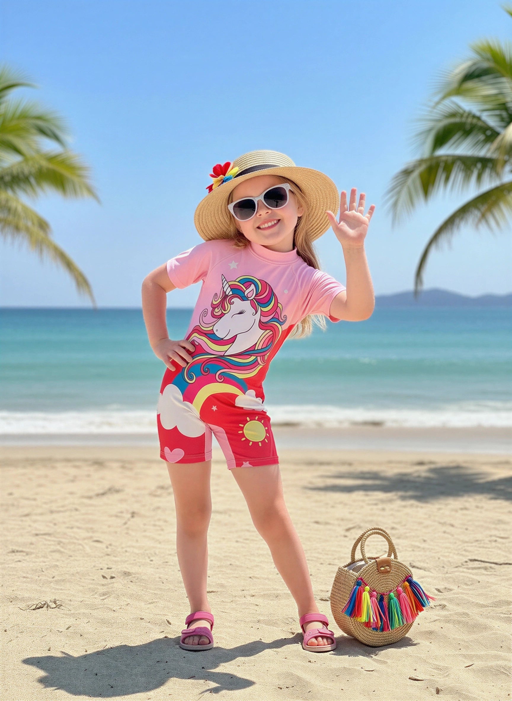 Unicorn Swimming Suit