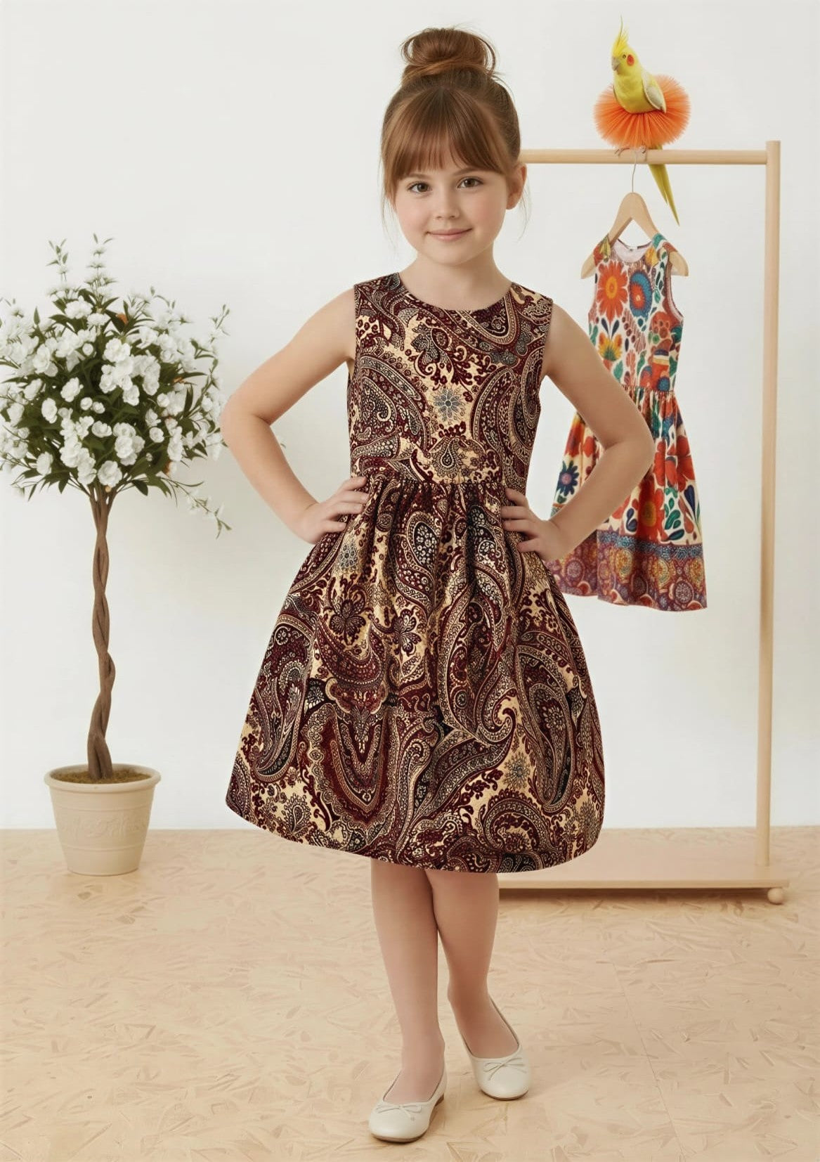 Vintage Colorful Dress